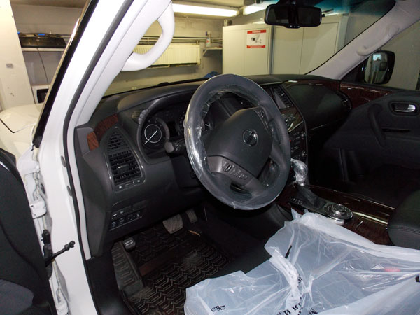 Установка противоугонного комплекса на Nissan Patrol