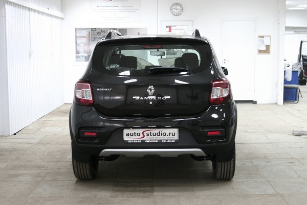 Установка заднего парктроника на Renault Sandero