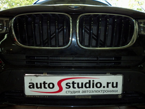 Установка защитной сетки радиатора на BMW X3