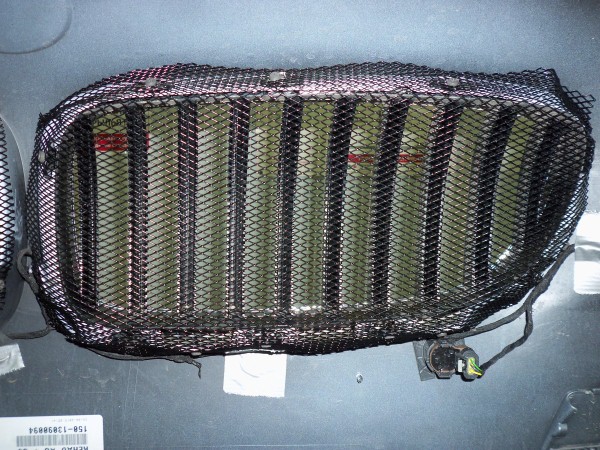 Установка защитной сетки радиатора на BMW 5