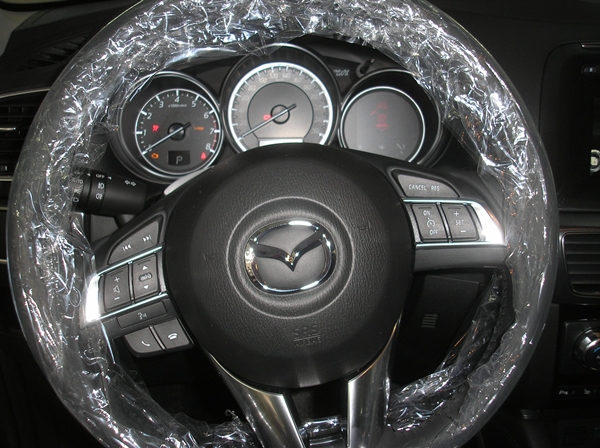 Установка охранного комплекса на Mazda CX5