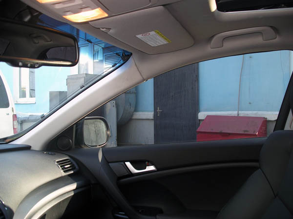 Установка противоугонного оборудования и тонирование стекол Honda Accord