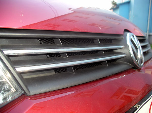 Установка защитной сетки радиатора на Volkswagen PoloSedan