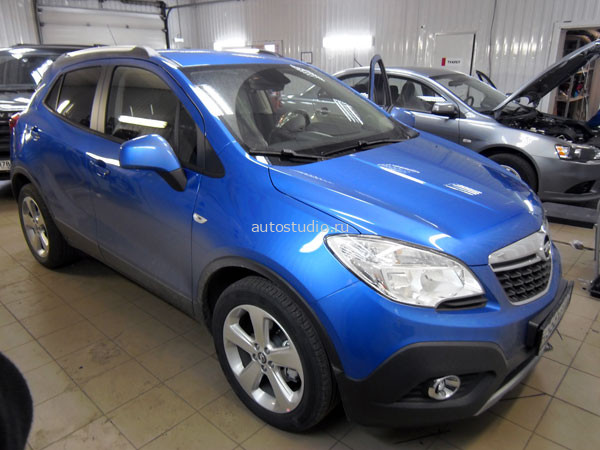 Установка сигнализации на Opel Mokka.