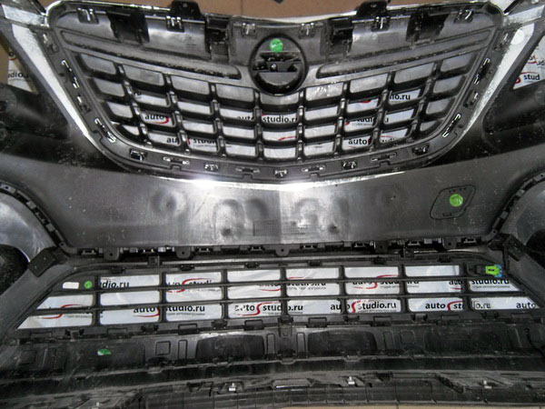 Установка защитной сетки радиатора на Opel Mokka