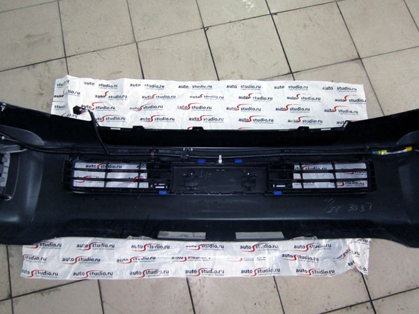 Установка защитной сетки радиатора на Toyota Land Cruiser 200