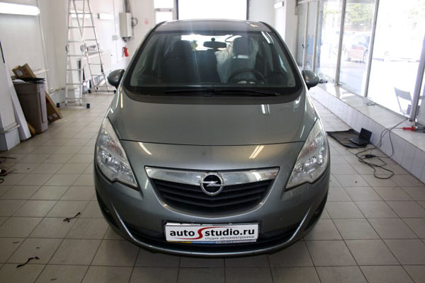 Установка противоугонного комплекса на Opel Meriva