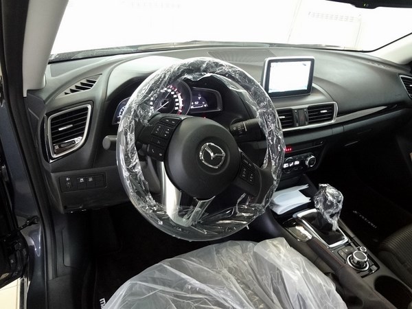 Установка защитной сетки радиатора на Mazda 3