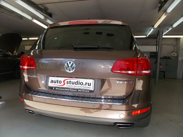 Установка противоугонного комплекса на Volkswagen Touareg