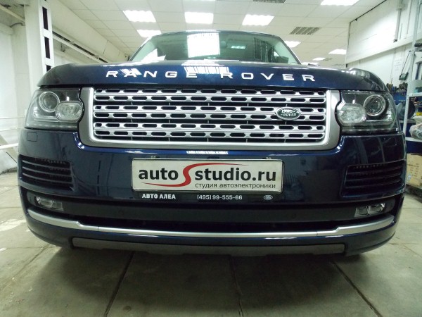 Нанесение защитной антигравийной пленки 3М на Range Rover Vogue