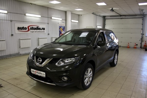 Установка охранного комплекса на Nissan X-Trail